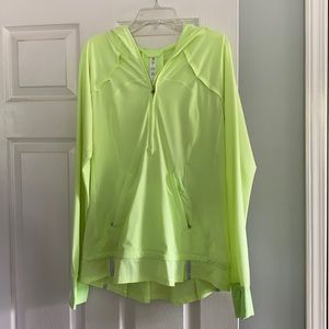 EUC Lululemon Hooded Pullover, Clear Mint, 6